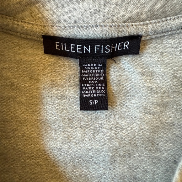 EILEEN FISHER LS TEE SHIRT ORGANIC COTTON TENCEL RAGLAN SLEEVE CREWNECK SOFT S - Picture 8 of 12